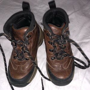 All leather Timberland hiking boots